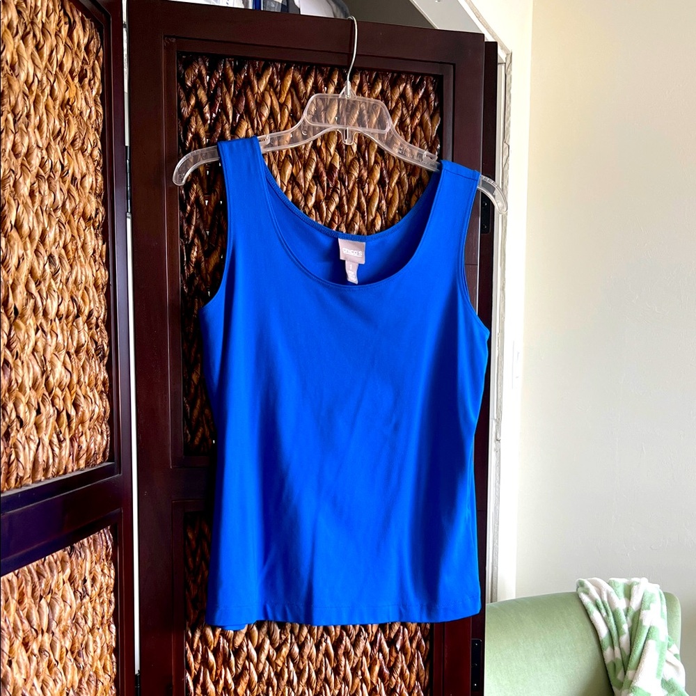 Chico's Vibrant Blue Tank Top
